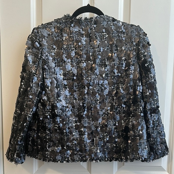 Zara Sequin Embellished Jacket - Picture 7 of 10